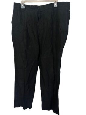 Ralph Lauren purple tag black linen pants size 38